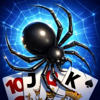 Spider Solitaire, Large Cards