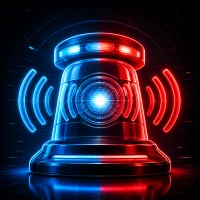 Loud Police Siren Police Light