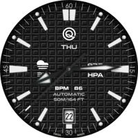 Diver Classic 8 Blk Wear OS 4+