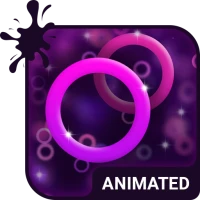 Purple Rings Wallpaper