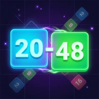 Neon 2048 Game