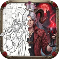Dark Jigsaw - Color By Number