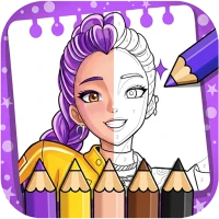 Kpop Idol Coloring Book Game