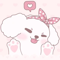 Cute pink poodle theme