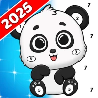 Panda Art : Color By Number