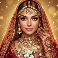 Indian Fashion Bridal Dress Up