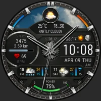 Hybrid Watch Face Weather W11
