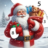 Santa Color By Number Games