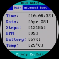 Retro BIOS Watch Face