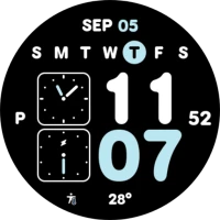 NW030: Digital watch face