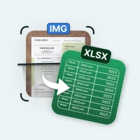 Image to Excel Converter: XLSX
