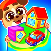 Kids town in fun world games.
