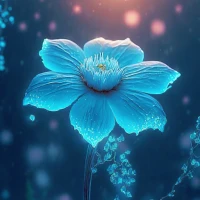 Blue Flower Wallpaper Live
