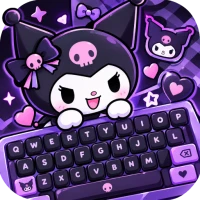 Cute Kuromi Keyboard Theme