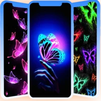 Neon Butterfly Wallpapers