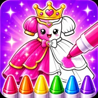 Princess Dress Up Coloring