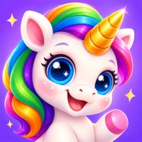 Baby Rainbow Unicorn Care Game