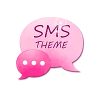 Pink Star GO SMS Theme