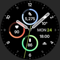 Sporty Analog Watch Face