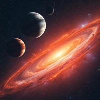 Space Galaxy wallpaper 4K HD